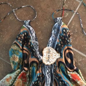 Beach swim cover up or resort date night dress